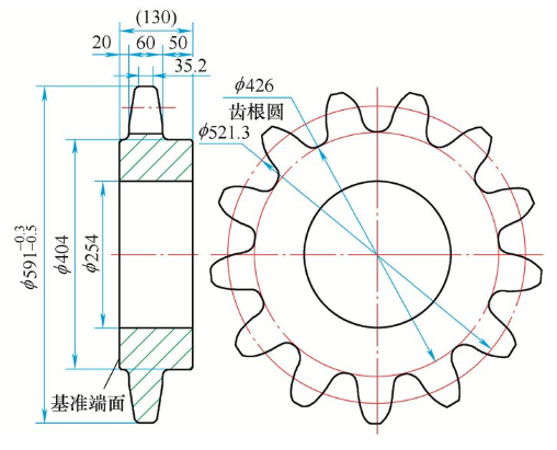 【兆恒機(jī)械】滲碳齒部有嚴(yán)重的貫穿型裂紋，何原因？